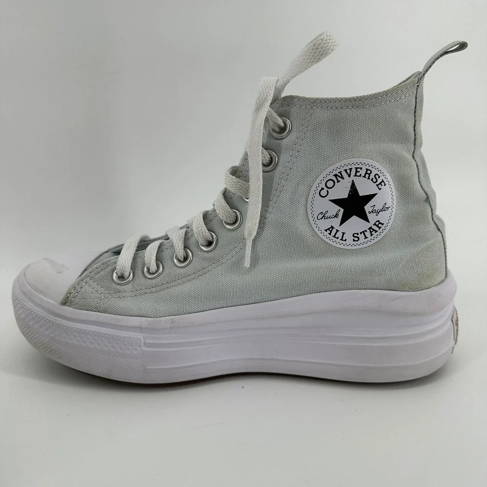 Converse Chuck Taylor All Star Move High Top Platform Gray A08427C Kids 4.5